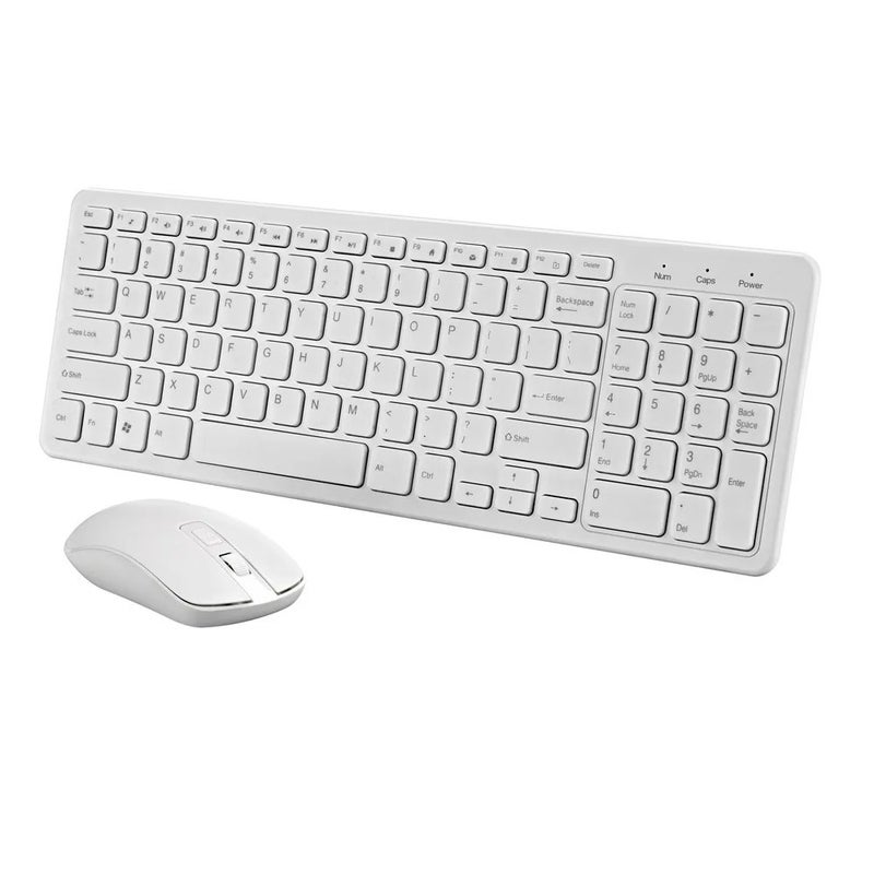 Bluejw Neutral Wireless Chocolate Keyboard and Mouse Set - 2.4G Gaming Keyboard Combo for Laptop, PC - Image 5